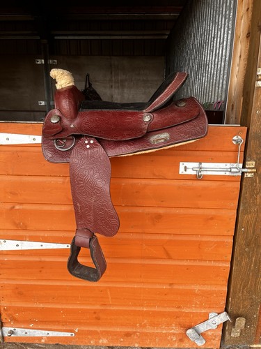 Light brown western - western, saddle