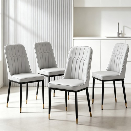 Grey dining chairs set 2 - chairs,