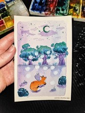 Sparkly Fox Fairy and Forest