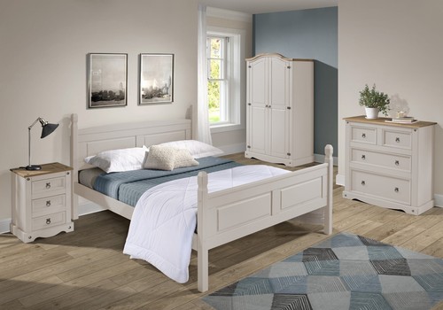 Corona bedroom furniture white - bedroom,