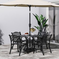 7Pcs Cast Aluminium Furniture