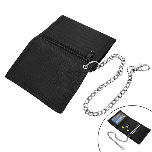 Men fabric wallet with - with, anti