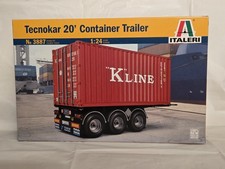 Italeri 3887 1:24 Tecnokar 20' Container Trailer Model Kit