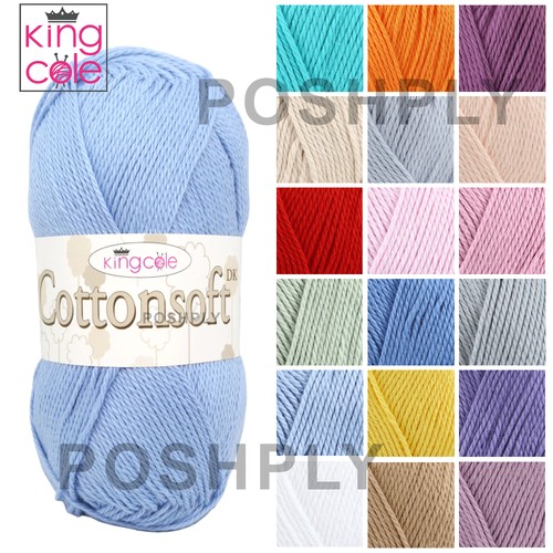 King cole cottonsoft yarn - cole, dk