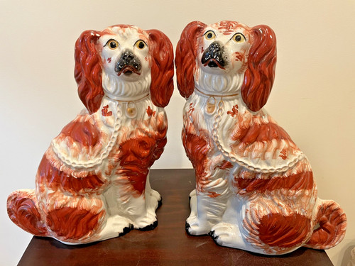 Married pair 19c - pair, antique
