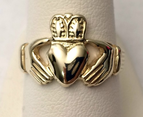 Mens claddagh wedding ring - mens,