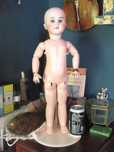 Antique french bisque doll - french,