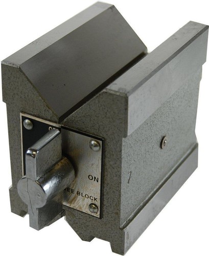 Precision magnetic vee block - v,