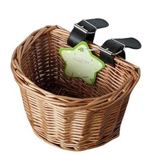 Retro Bike Basket Wicker Woven