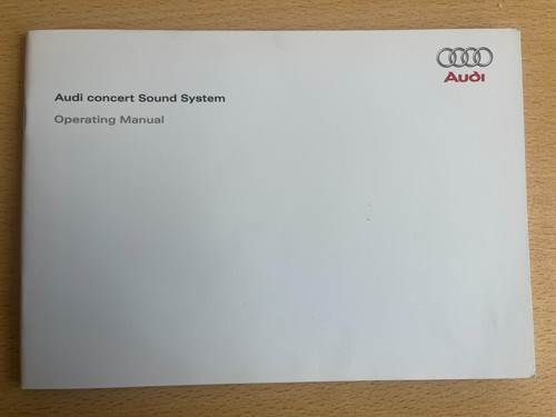 Audi concert sound - concert,
