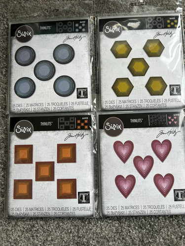 Sizzix thinlits stacked tiles - thinlits,