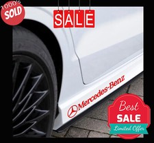 Mercedes-Benz side skirt gloss