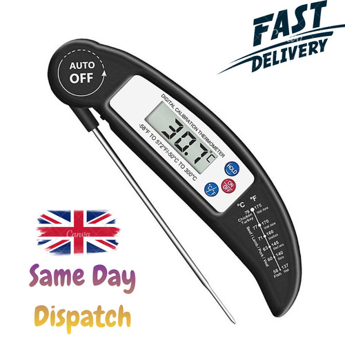Digital meat thermometer - meat,