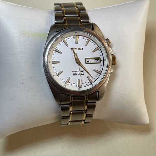 Seiko kinetic titanium mens - seiko,