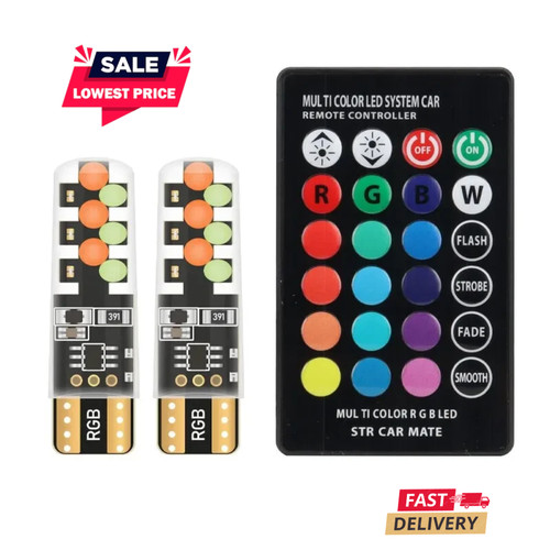 Led t10 remote control w5w - 2x,