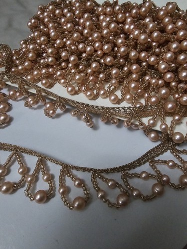 Yard rose gold zari loop - rose,