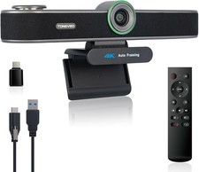 TONGVEO AI Tracking 4K Webcam 5X Zoomable for Conference TV Room middle 