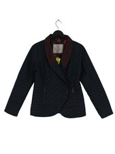 Jack Murphy Women's Coat UK 10 Blue Nylon with Polyester Quilted