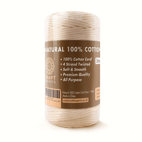 100 natural soft cotton - soft, rope