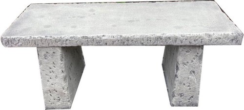 3ft concrete garden bench - ,