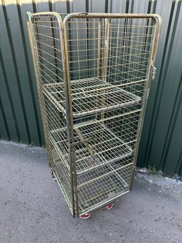 Supermarket roll cages rolling - roll,