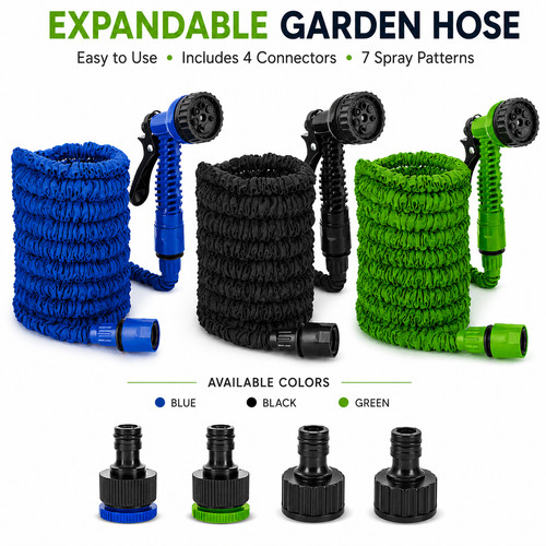 Expandable garden hose - expandable,