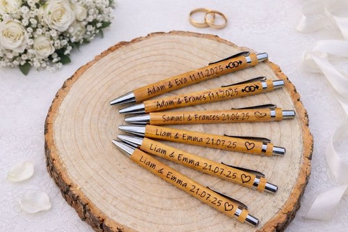 Personalised wedding pens - personalised,