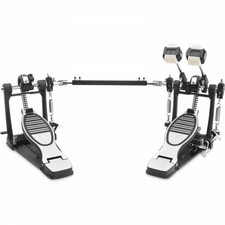 Heavy Duty Twin Foot Pedal Double Chain Kick Drum Pedal for Metal Rock Drummers