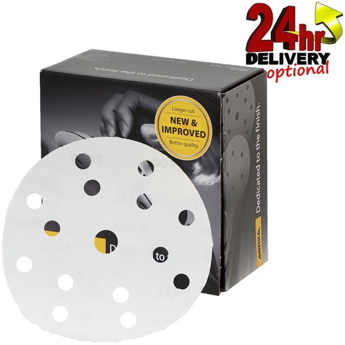 Mirka white basecut velc - velc, 150mm