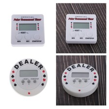 Professional Poker Dealer Button with Digital Timer Display and