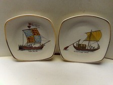 Midwinter Stylecraft 2  Ship Dishes 8.5 cm