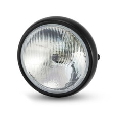 NEW 6.5" Headlight Black fits