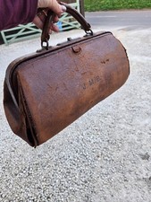 Vintage Leather Gladstone Bag