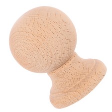  Wood Finials Unpainted Wooden and Spindles Curtain Rod Ends Fence Post