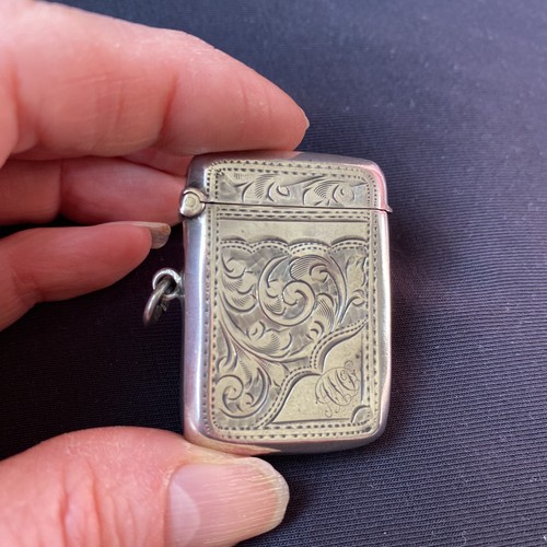 Antique sterling silver - sterling, vesta