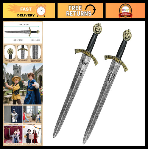 2pcs plastic knight - 20.8",