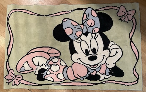 Vintage minnie mouse rug - mouse, 40x