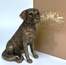 Labrador ornament Leonardo Reflections Bronzed figure home decor Dog lover gift