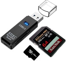 2 In 1 TF SD Card Reader USB
