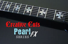 Custom Iron Cross Maltese ABALONE Fret Markers Vinyl Inlays for BASS and GUITAR