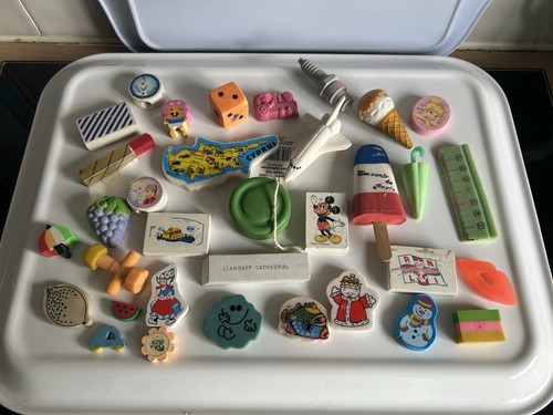 Job lot 1980 - lot, erasers