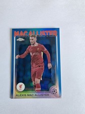 2024-25 Topps Chrome UCC Alexis Mac Allister /150 Blue Base Parallel Liverpool