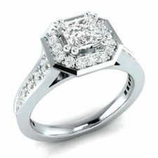 White Moissanite 2.40Ct