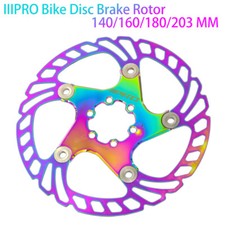 Colorful MTB Bicycle Disc Brake Cooling& Floating Rotor 140/160/180/203MM Rainbo