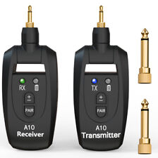 Wireless System Built-in Rechargeable Transmitter Receiver for Electric Guitar