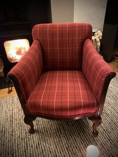 Antique Armchair Red