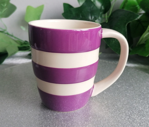 Green cornishware purple - green,