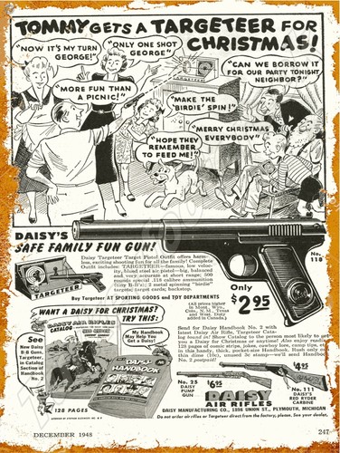 1948 daisy gun x 12 - gun, 12"