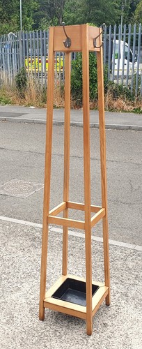 Vintage beech hallstand - beech, hat