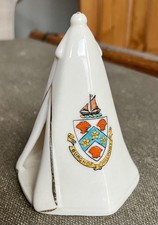 CORONA Crested China WW1 Bell